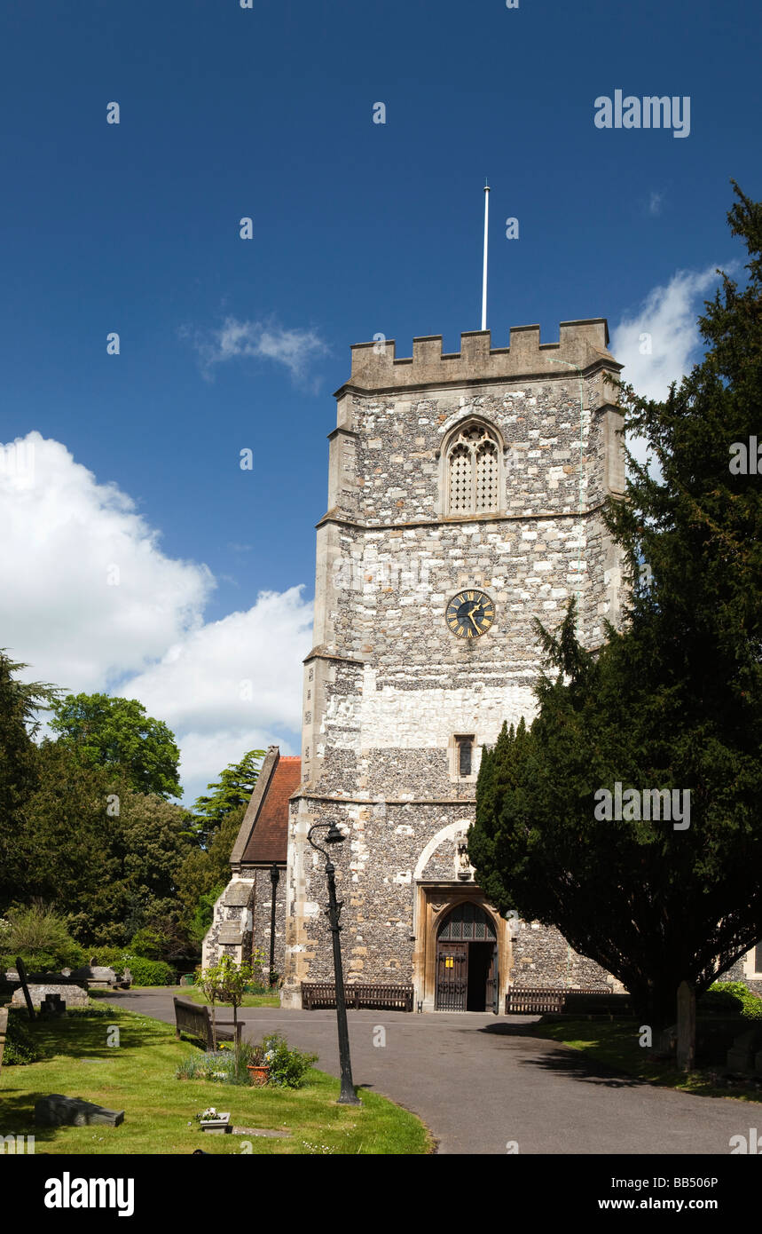 England Berkshire Bray Village Saint Michaels church Stock Photo