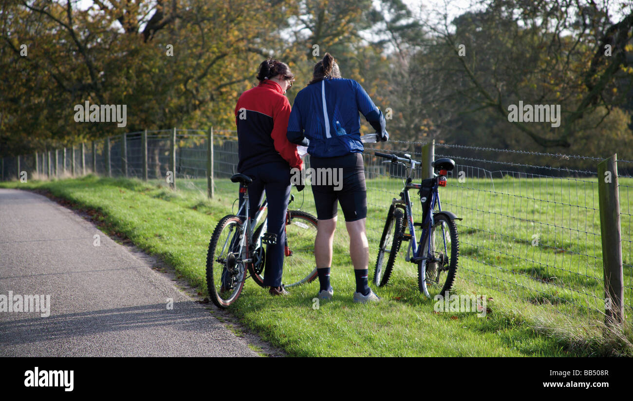 passing a cyclist on the road