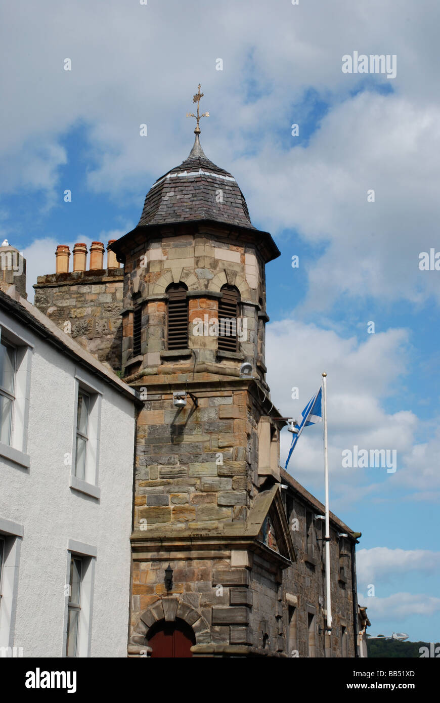 Turret at Inverkeithing Stock Photo