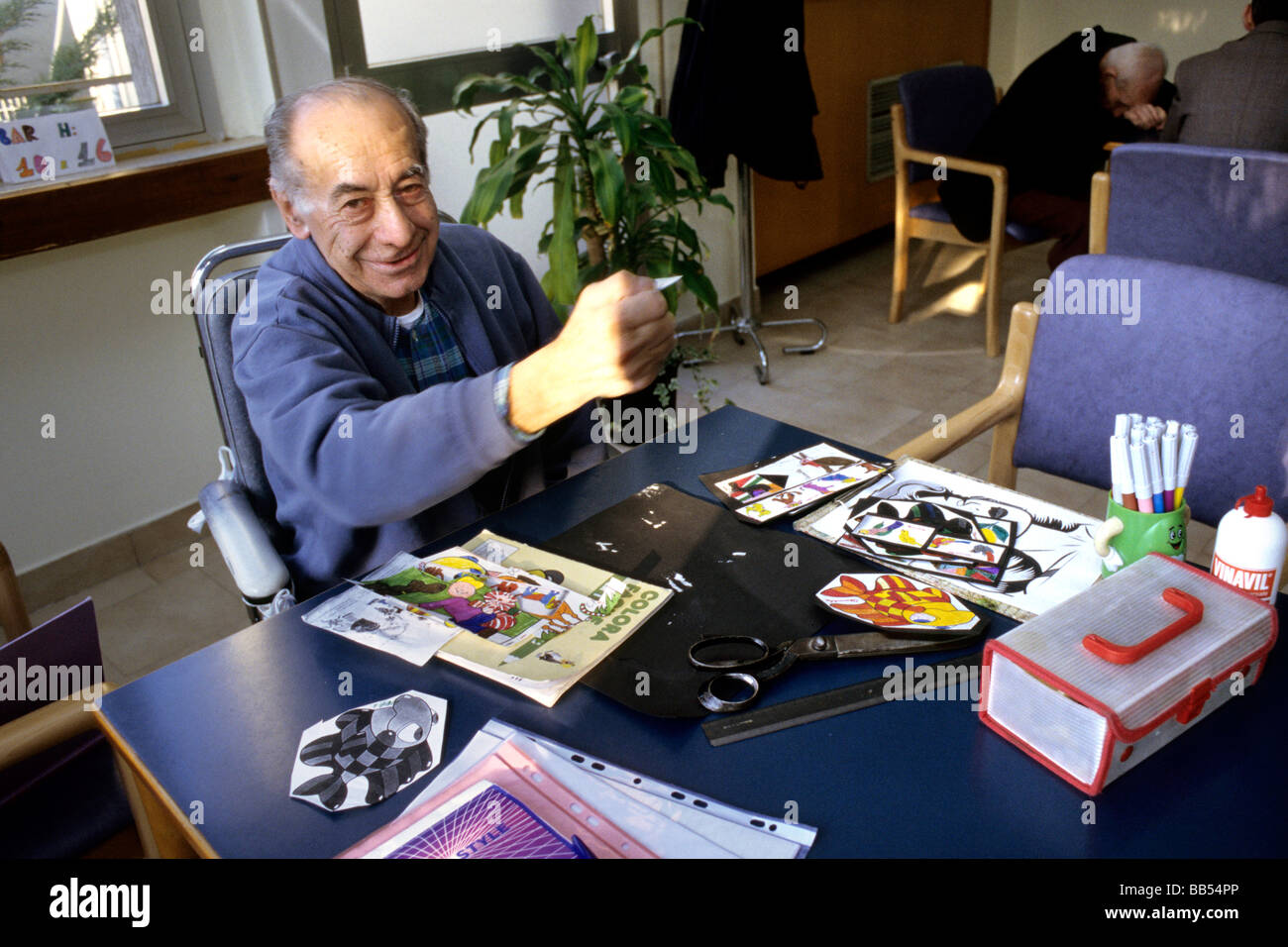 Elderly person at home hi-res stock photography and images - Alamy