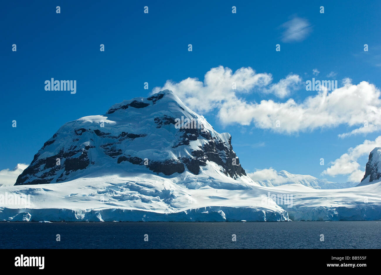 Spectacular Mountain Peak in Gerlache Strait, Antarctic Peninsula ...
