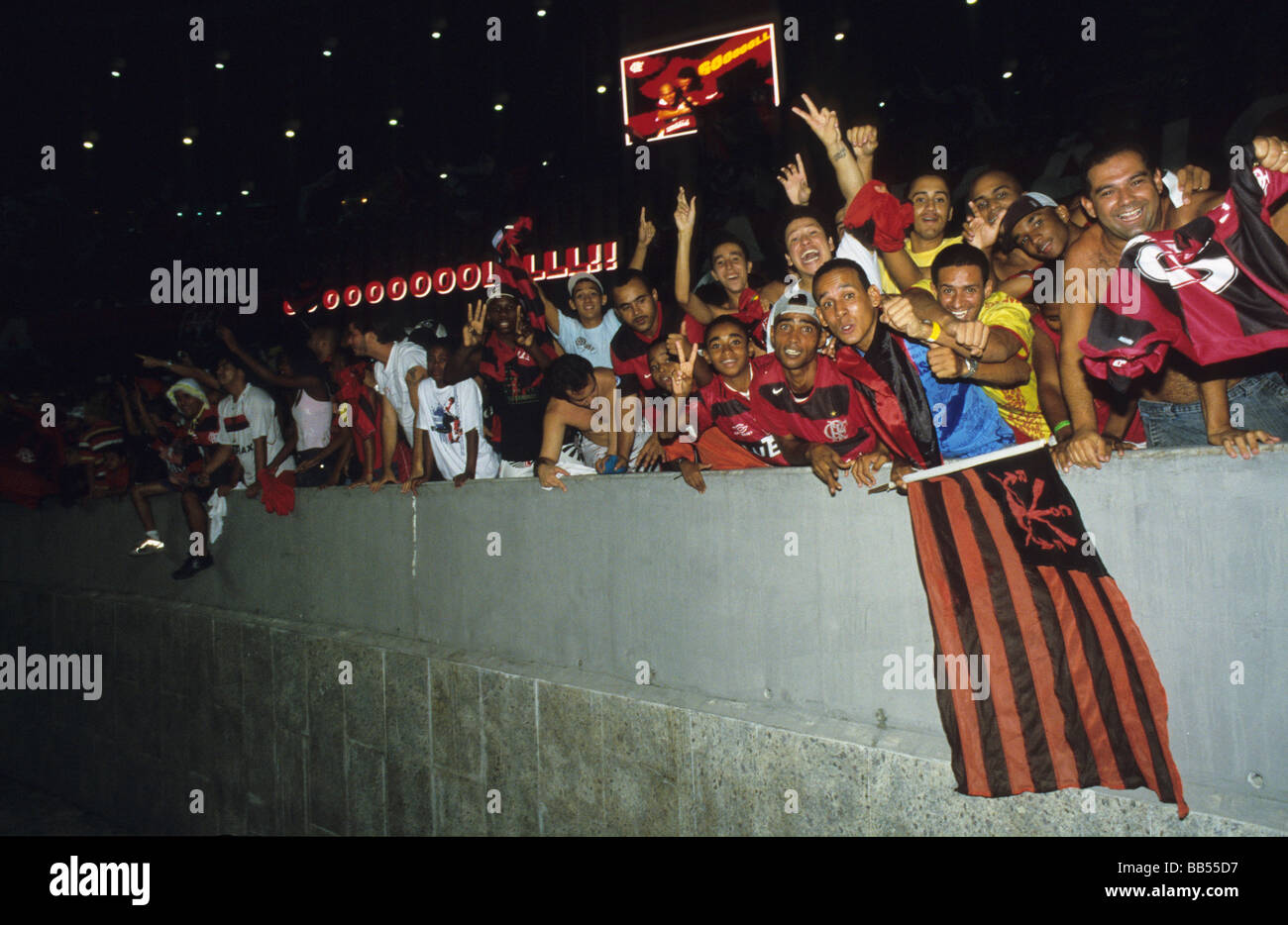 Fans Maracana Stadium Rio de Janeiro Brazil Stock Photo - Alamy