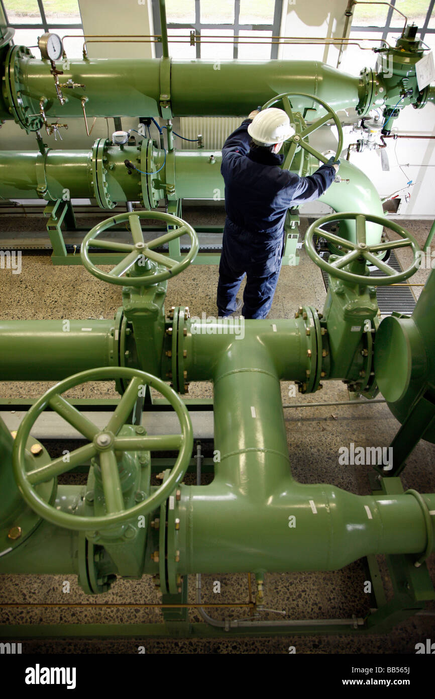Pumping station for natural gas, for local gas supply, Gelsenkirchen
