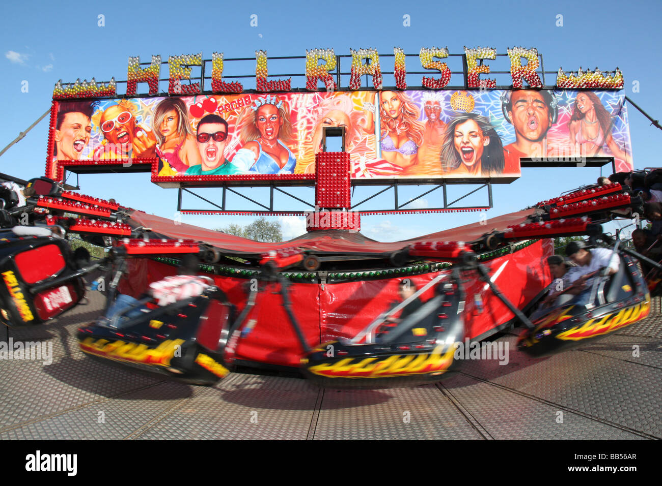 Fairground at Woolwich Common London UK Stock Photo