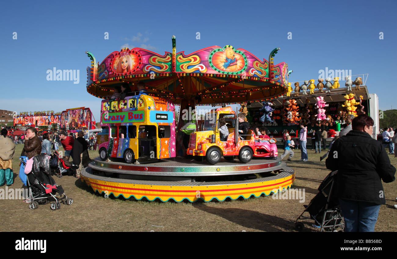 Fairground at Woolwich Common London UK Stock Photo