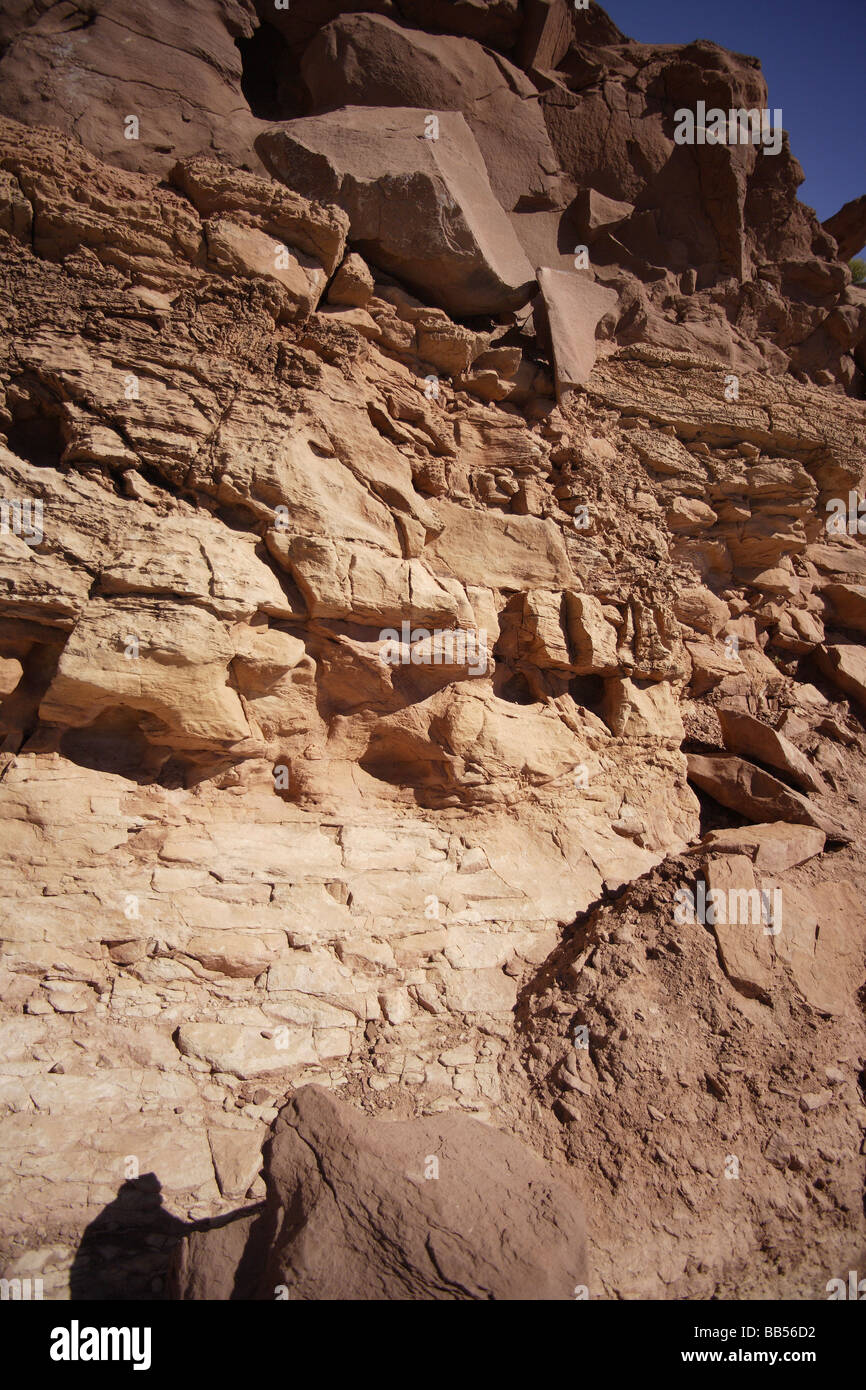 Geology,Arizona desert,usa in portrait Stock Photo