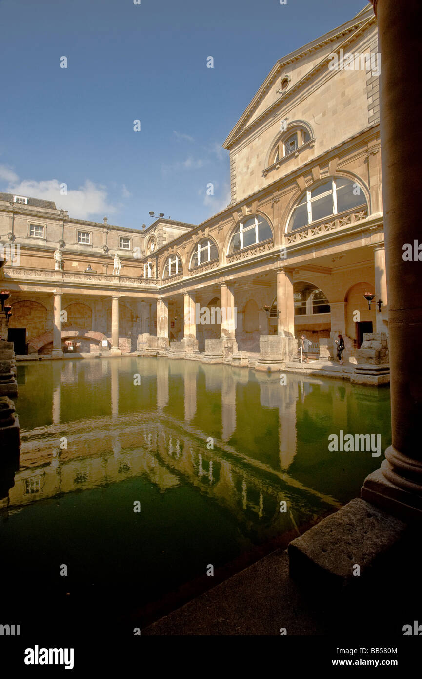 Bath, Roman baths, England Stock Photo