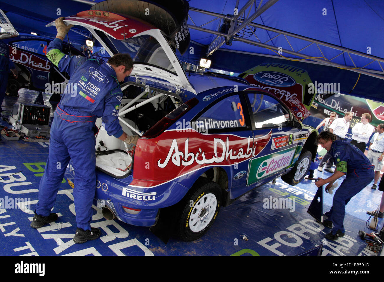 Bp ford abu dhabi world rally team hi-res stock photography and