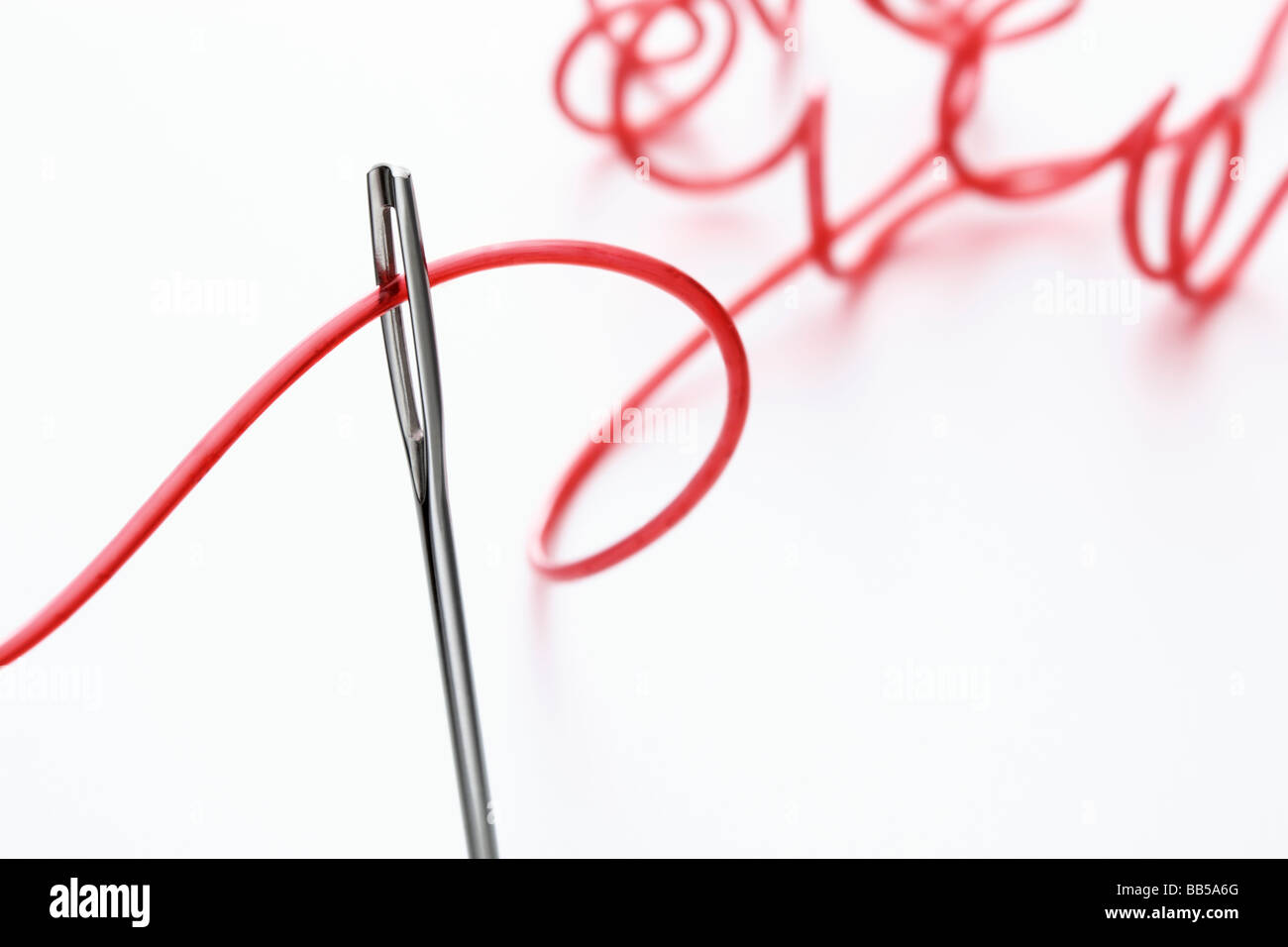 needle and thread Stock Photo Alamy