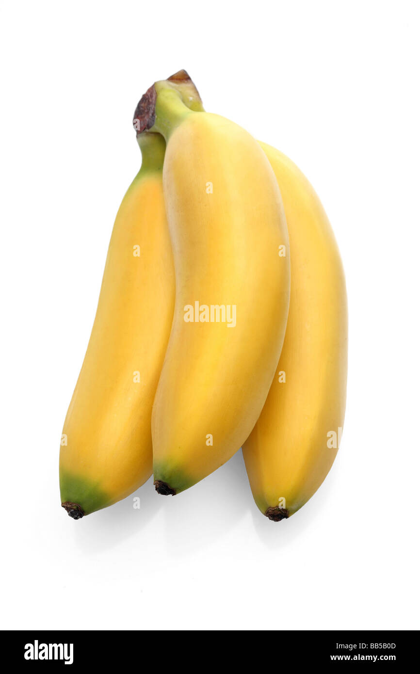 A bunch of Thai bananas Stock Photo