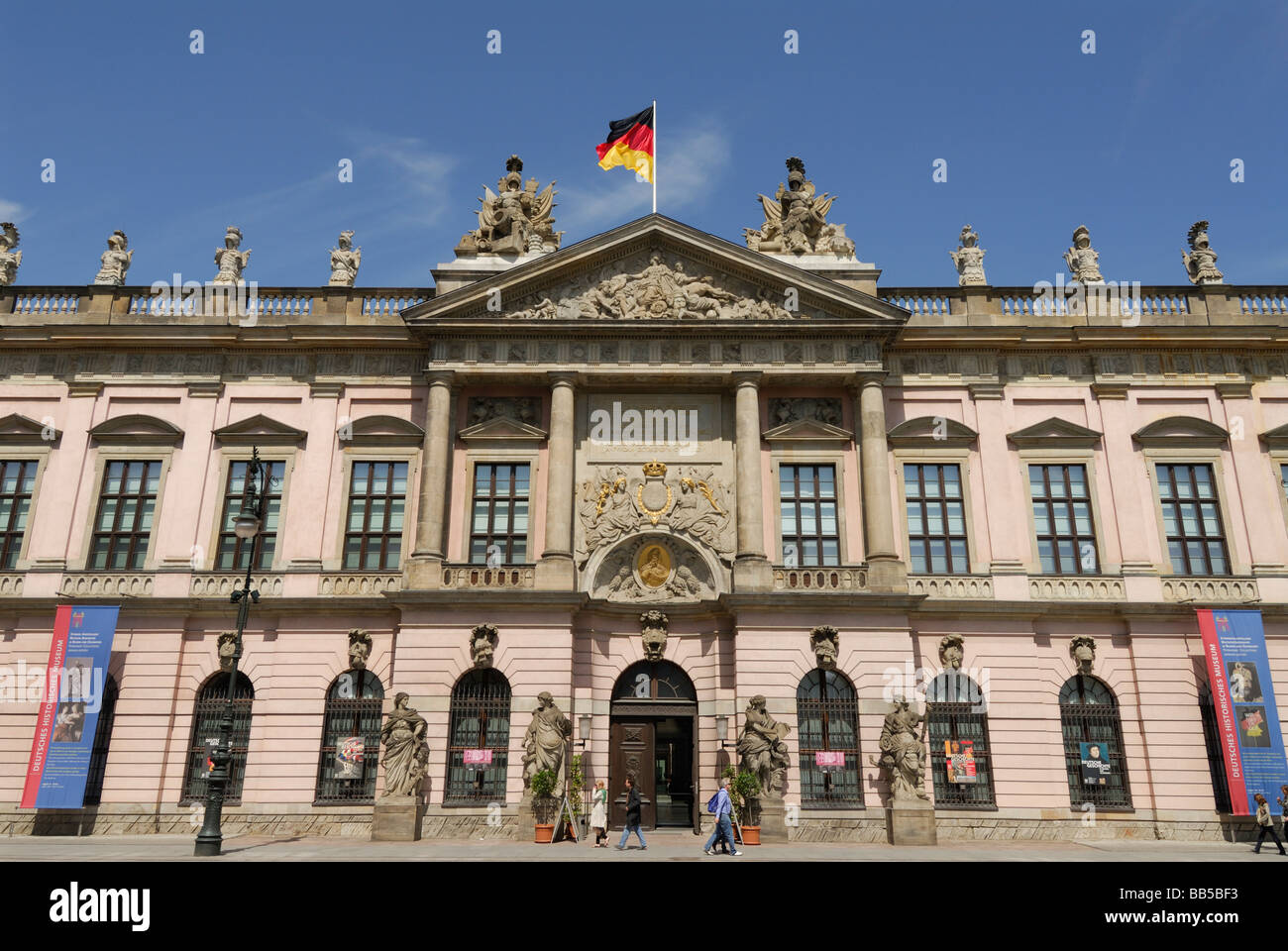 Berlin Germany Exterior of German Historical Museum Deutsches Historisches Museum on the Unter den Linden Stock Photo