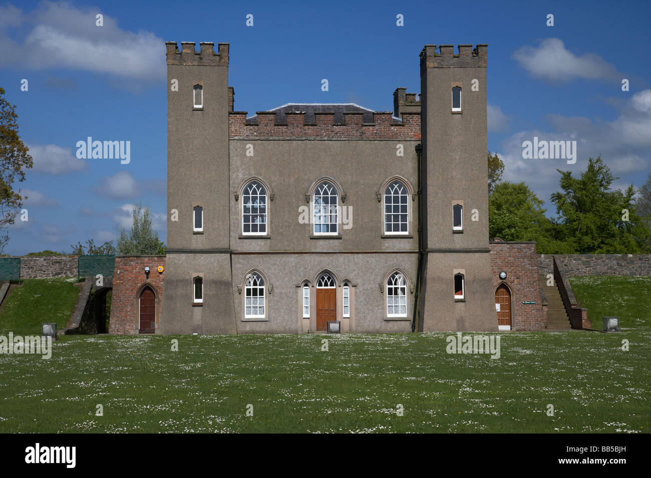 Hillsborough Fort gatehouse founded in 1630 and finished around 1650