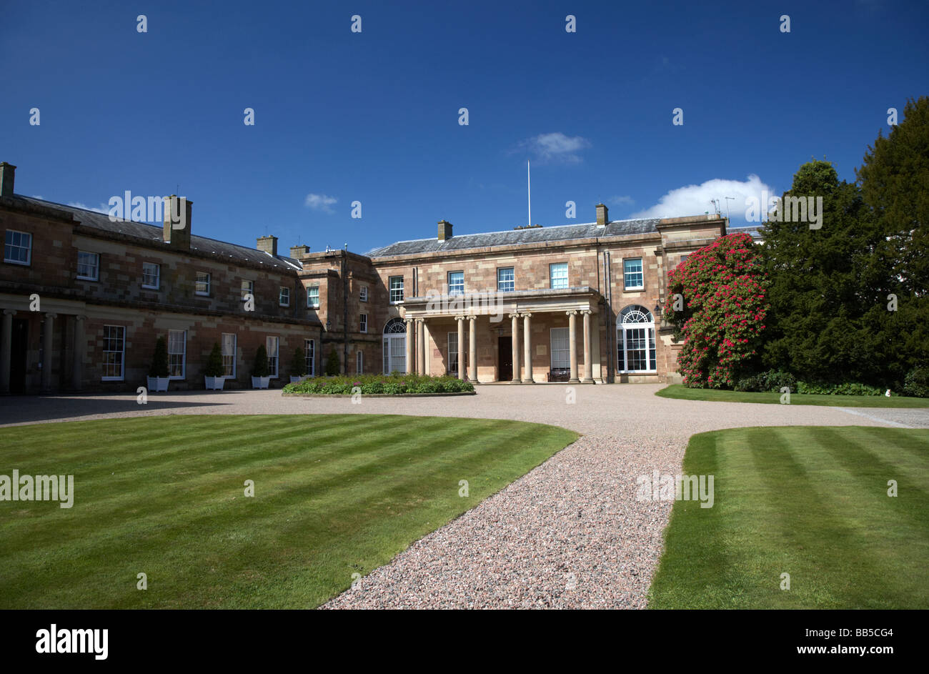 Hillsborough Castle county down two storey mansion built in 1779 and formerly government house for northern ireland Stock Photo
