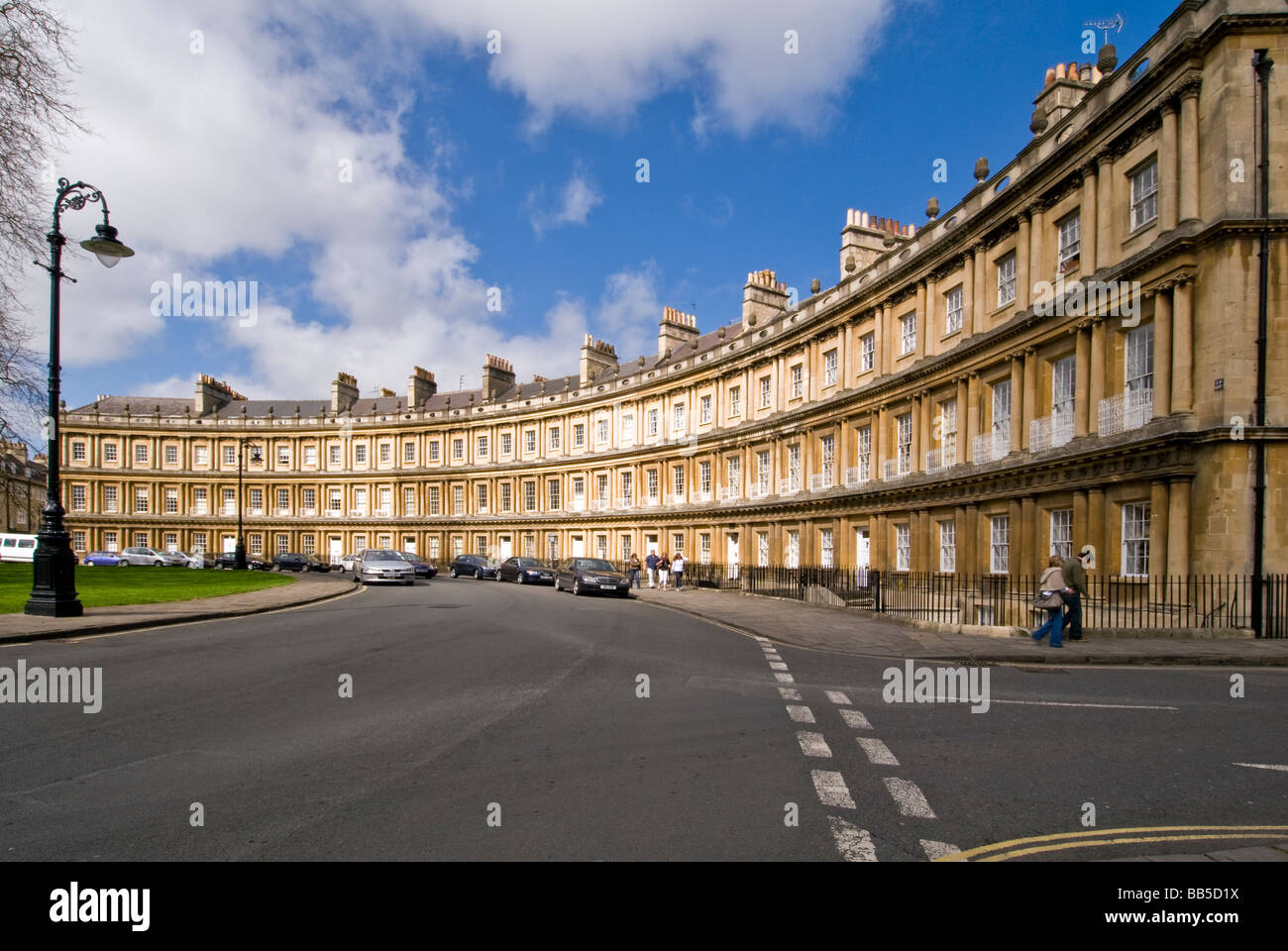 The Circus Georgian Architecture Bath England UK Stock Photo Alamy