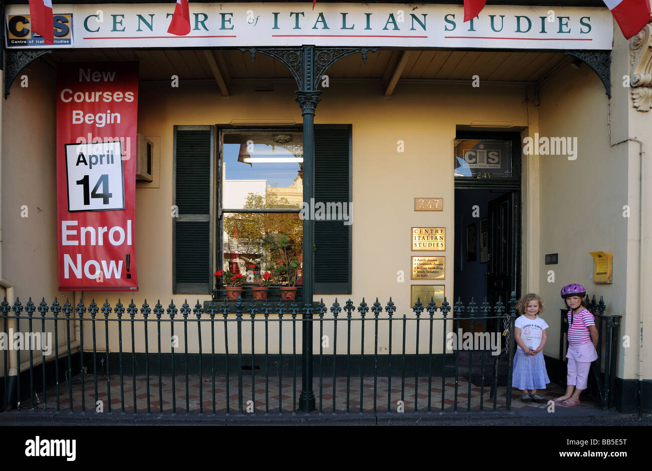 Centre for Italian Studies with Victorian ornate cast iron decorations