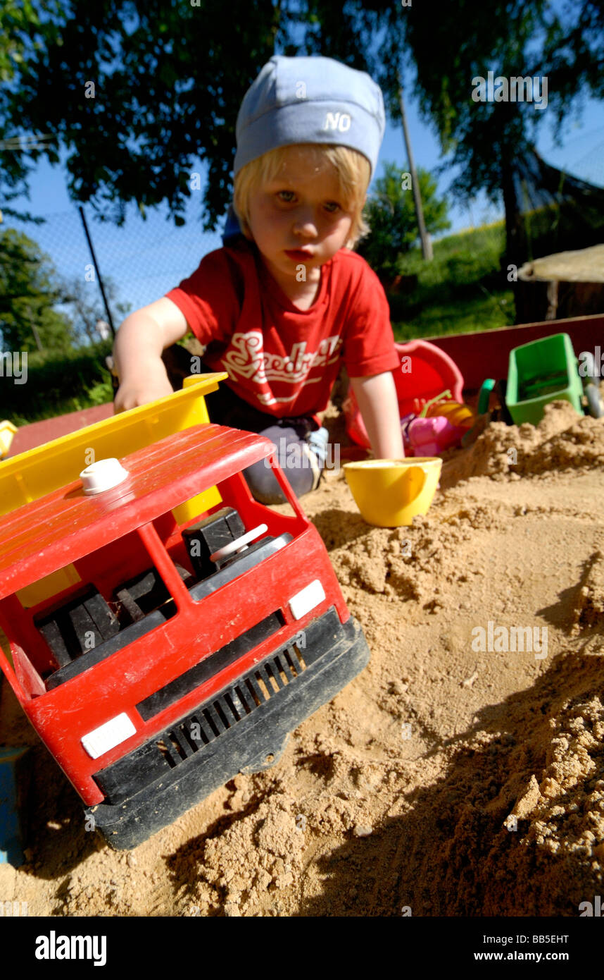 car sand pit