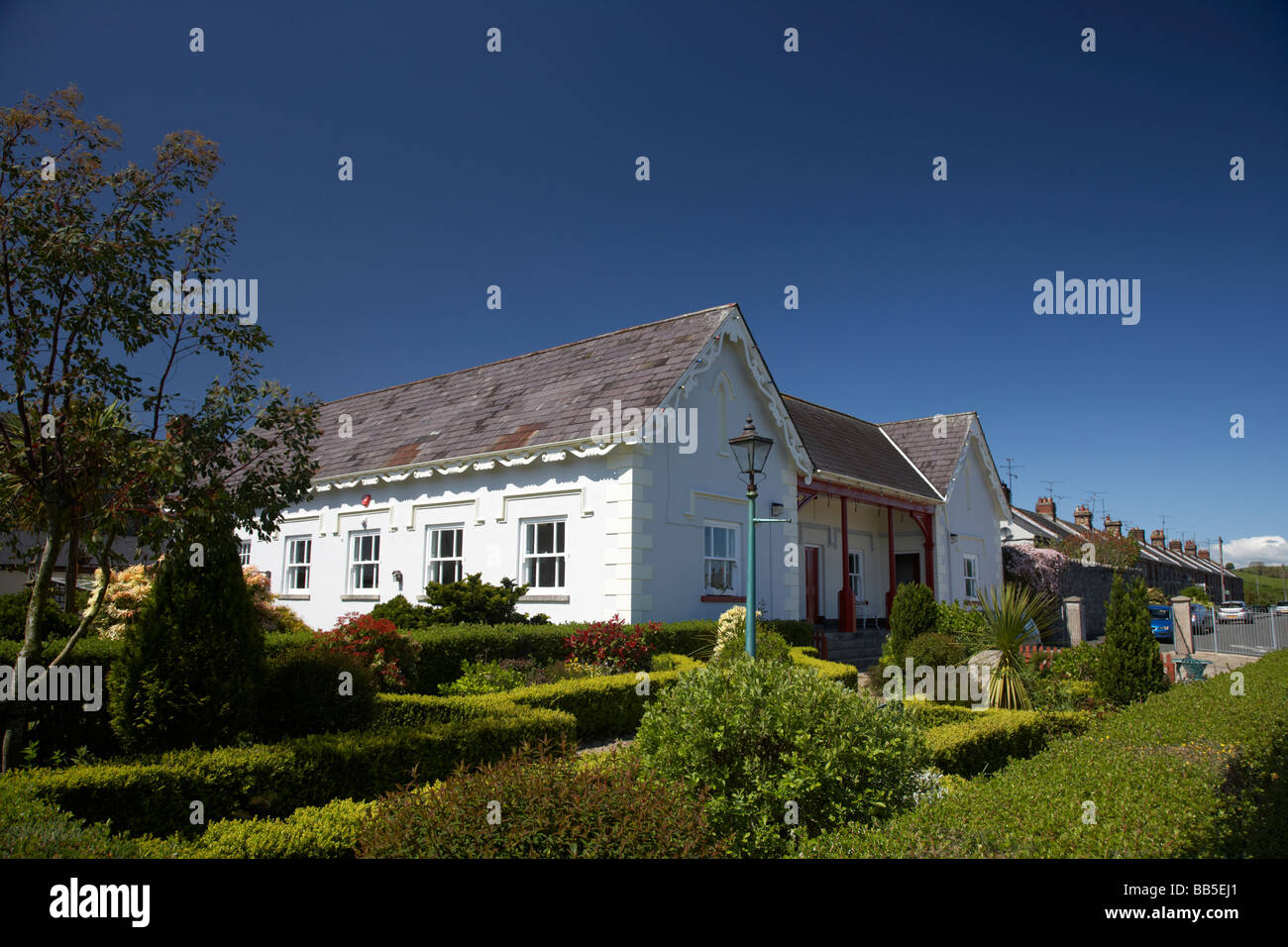 the national school in college square west bessbrook model village county armagh northern ireland uk Stock Photo
