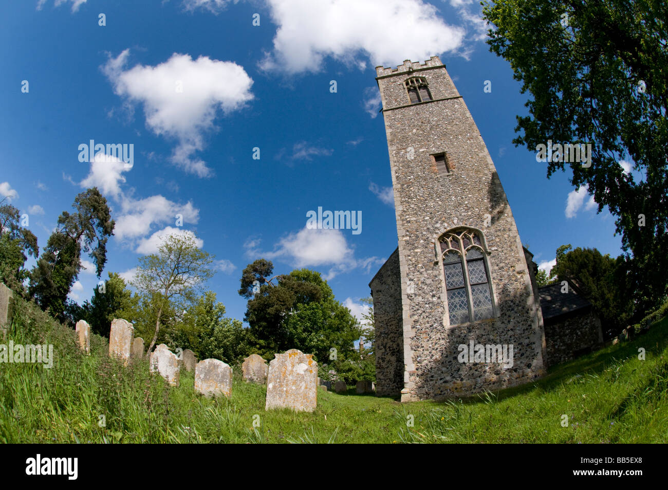 St Andrew Ilketshall Parish Church, Suffolk, UK Stock Photo