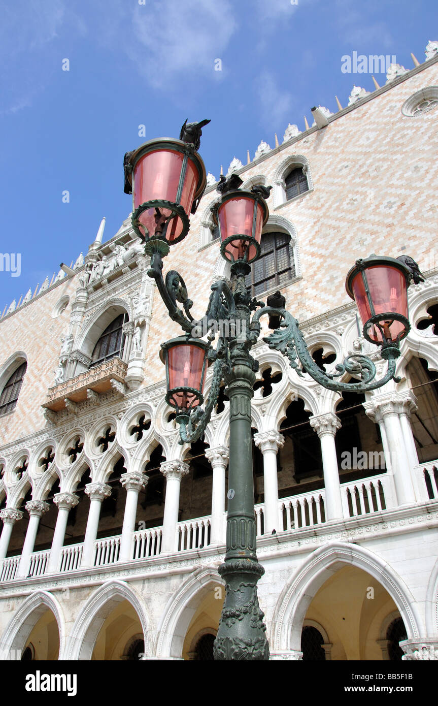 Doge's Palace, St Mark's Square, Venice, Venice Province, Veneto Region, Italy Stock Photo