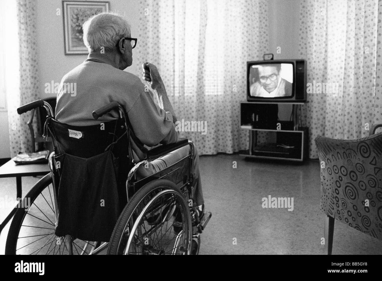 Elderly health facility Black and White Stock Photos & Images - Alamy