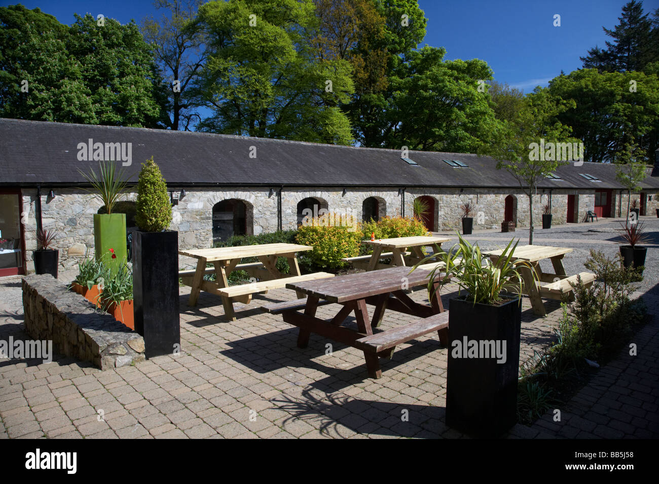 slieve gullion courtyard in the slieve gullion forest park south county armagh northern ireland uk Stock Photo