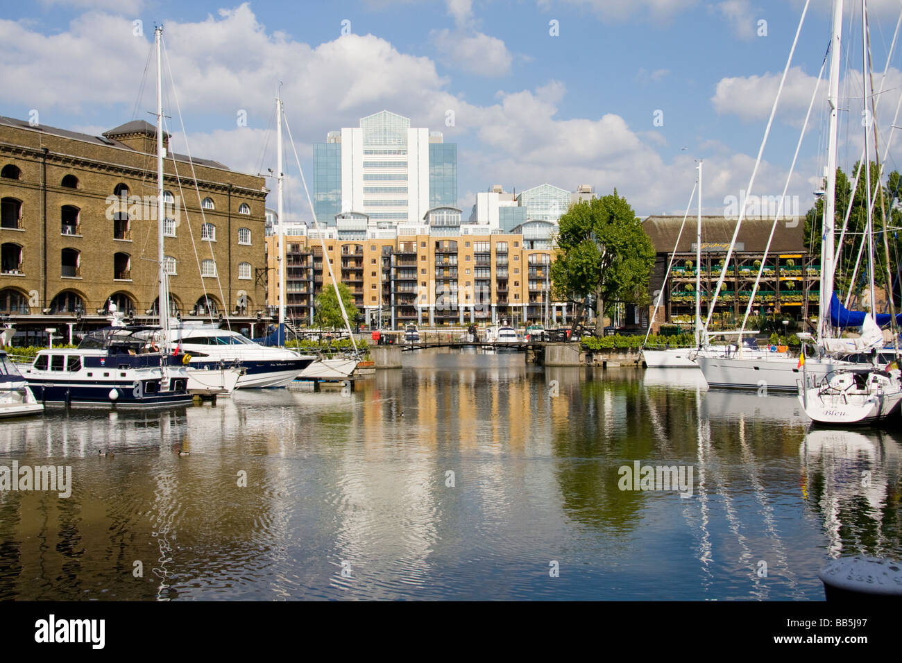 St Katherine's Dock London England Stock Photo Alamy