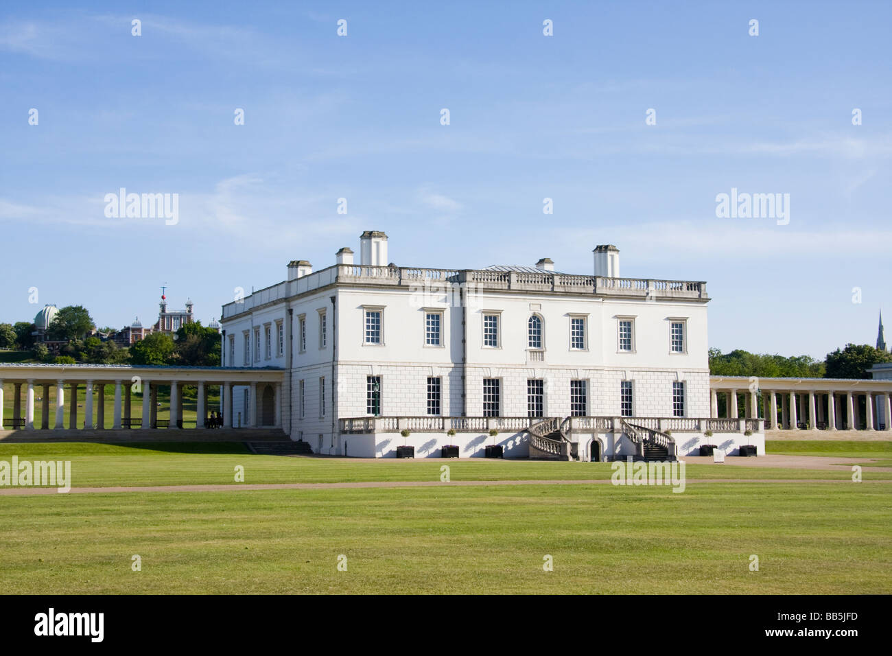 Queens House Greenwich Palace Greenwich Park London England Stock Photo