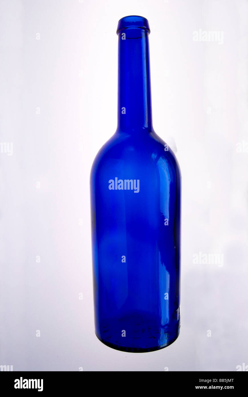 Blue bottle Stock Photo