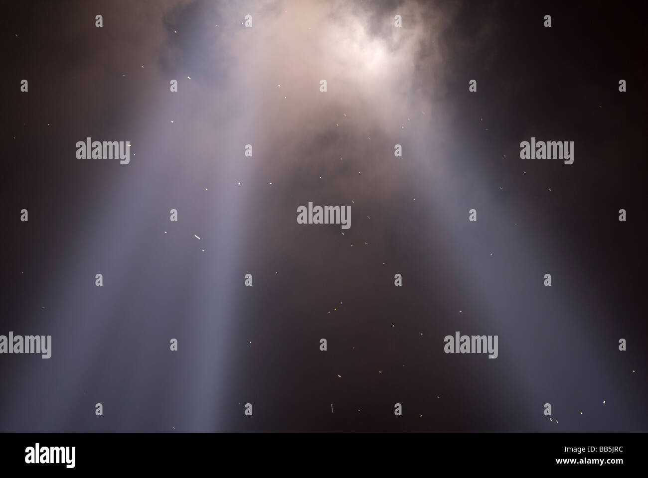 September 11th Tribute of Lights in New York City. © Craig M. Eisenberg Stock Photo