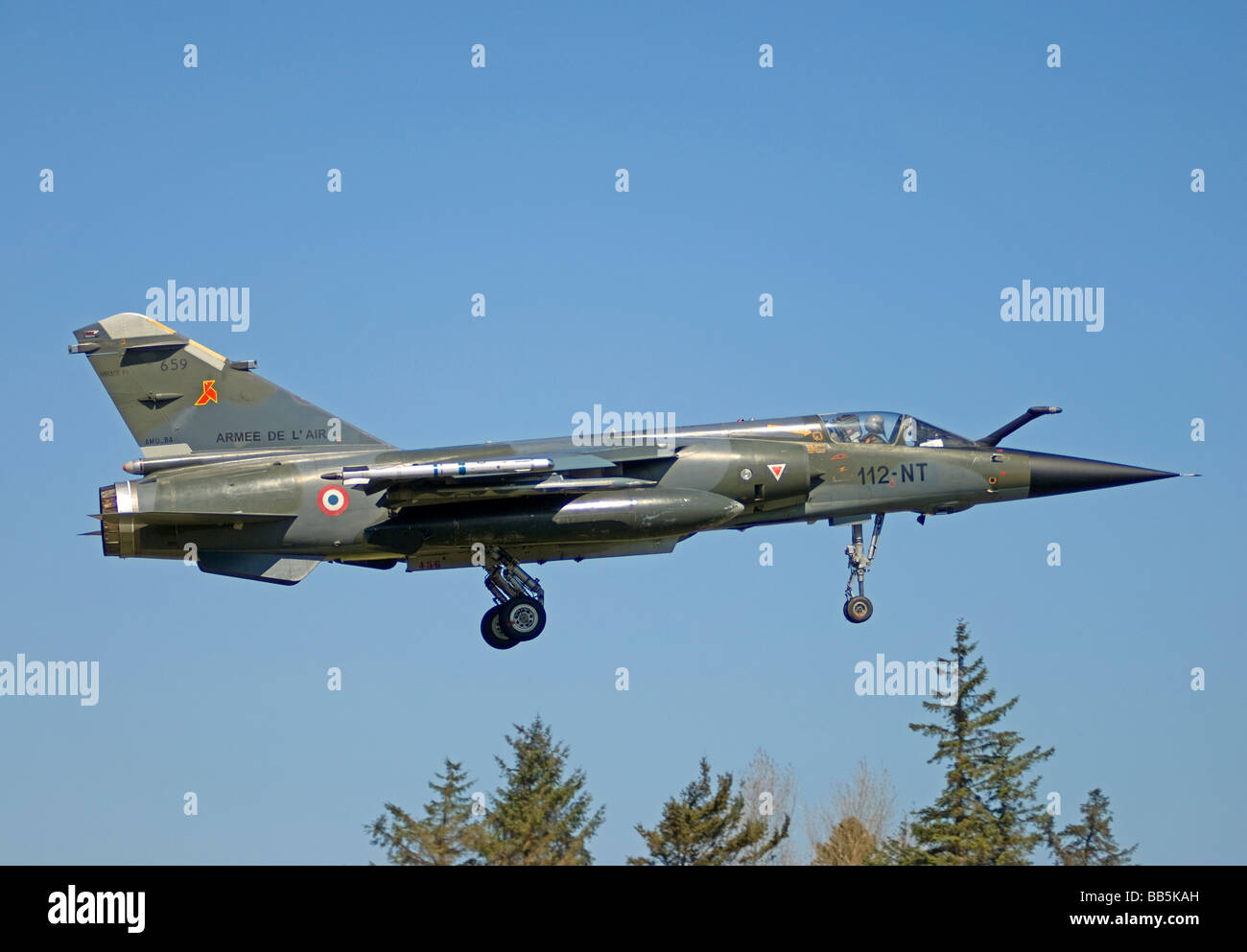 French Mirage F1 No 659 112-NT Stock Photo