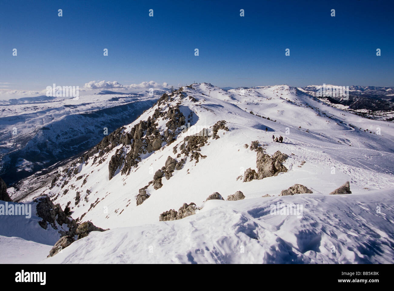 The Cheiron summits mountain Alpes-Maritimes 06 France Europe Stock Photo