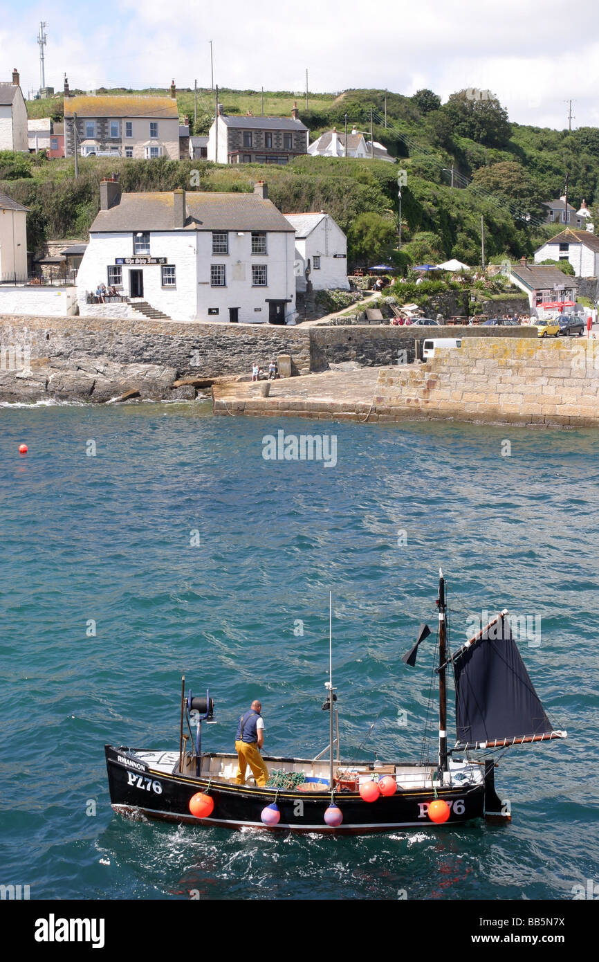 Fishing Village, Porthleven, West Cornwall, UK Stock Photo