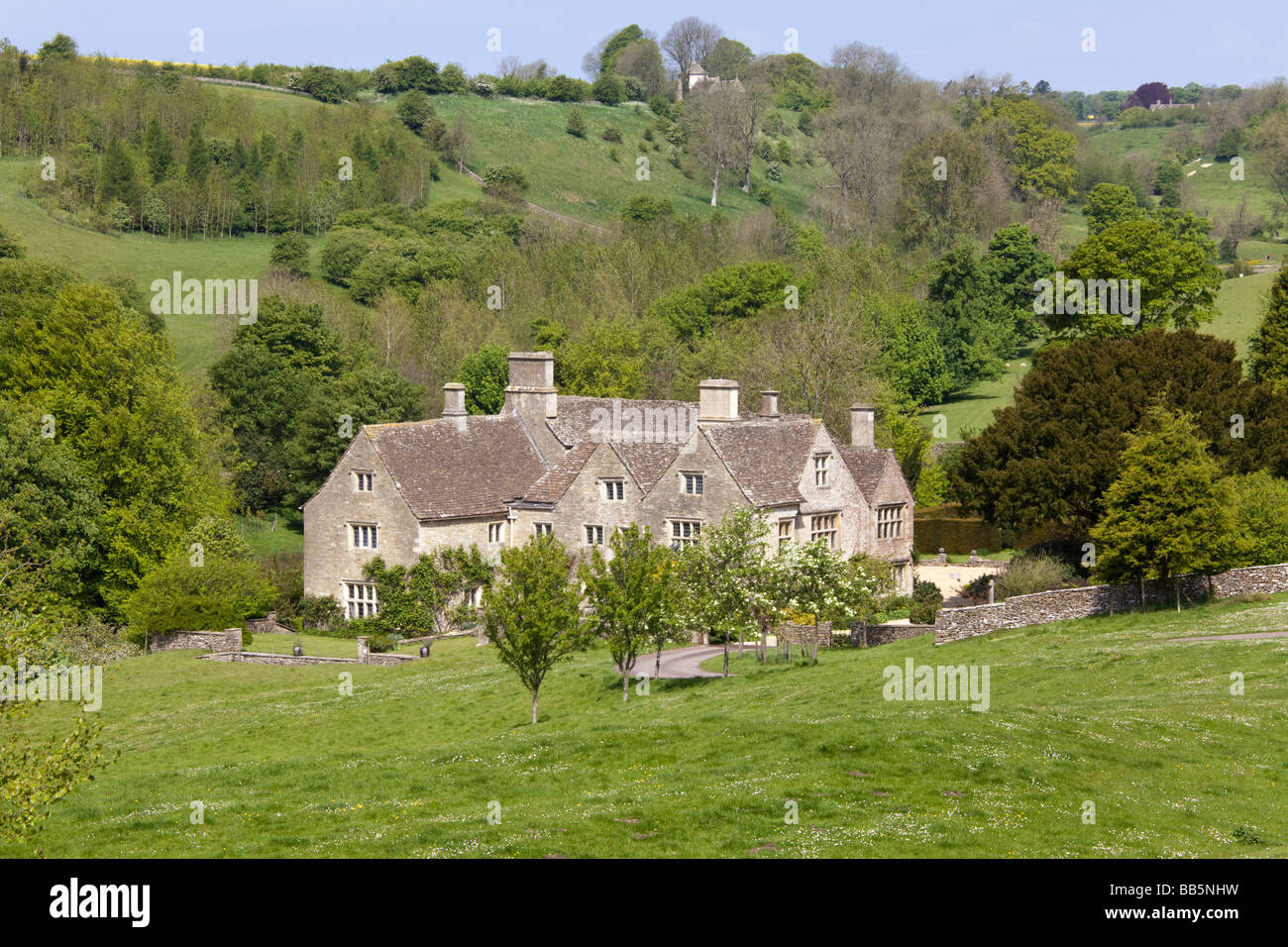 Lasborough Manor in the Cotswold hamlet of Lasborough, Gloucestershire