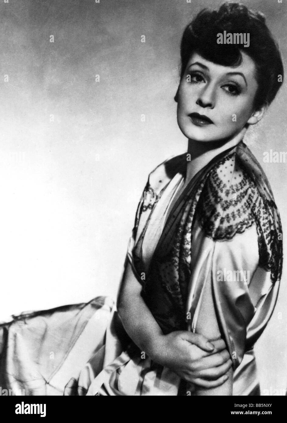Leander, Zarah, 15.3.1907 - 23.6.1981, Swedish actress and singer, half length, 1940s, Stock Photo