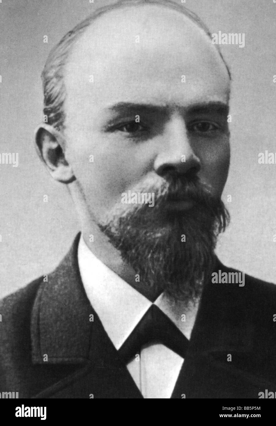 Lenin (Vladimir Ilyich Ulyanov), 22.4.1870 - 21.1.1924, Russian politician, portrait, February 1900, Stock Photo