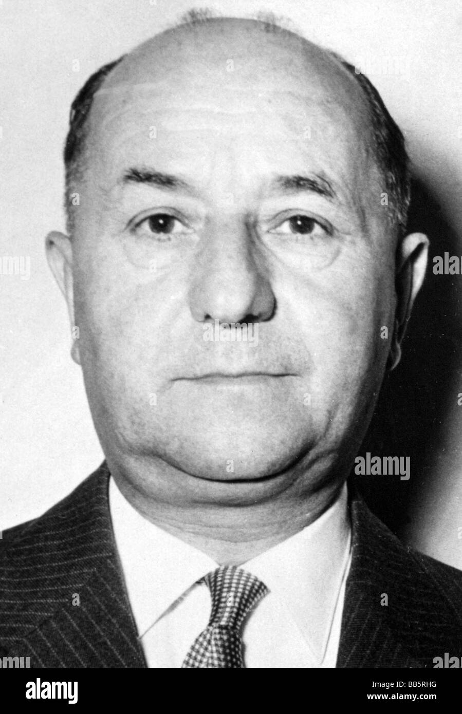 Seidel, Hanns, 12.10.1901 - 5.8.1961, German politician (CSU), Prime Minister of Bavaria 16.10.1957 - 22.1.1960, portrait, 1957, , Stock Photo