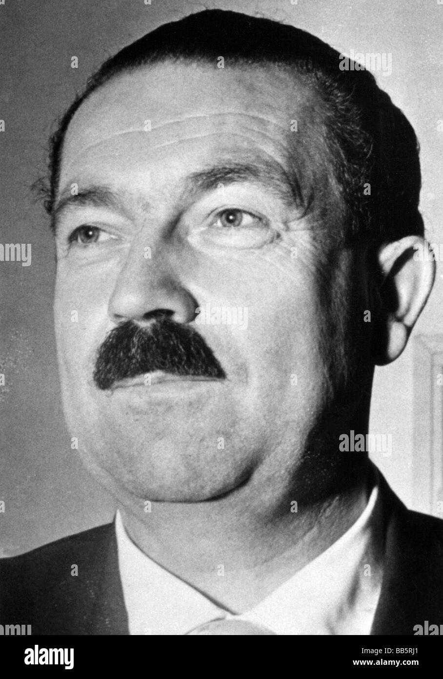 Schedl, Otto, 10.12.1912 - 8.6.1995, German politician (CSU), Bavarian Minister for Economy and Transport 1957 - 1970, portrait, 1957, , Stock Photo