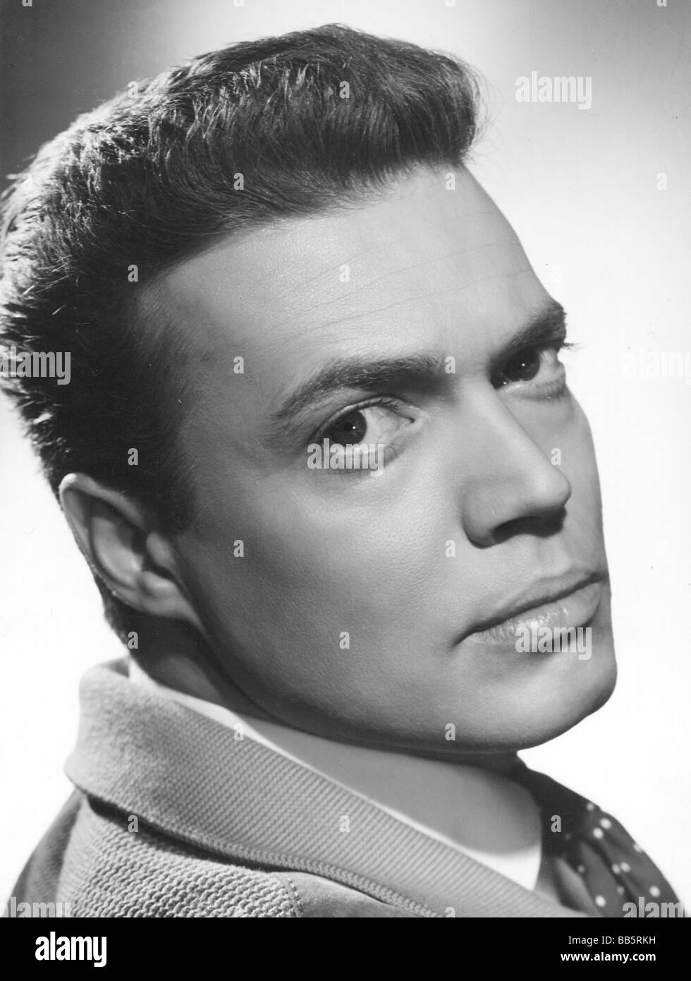 Boehm, Karlheinz, 16.3.1928 - 29.5.2014, Austrian actor, portrait, circa 1957, Stock Photo