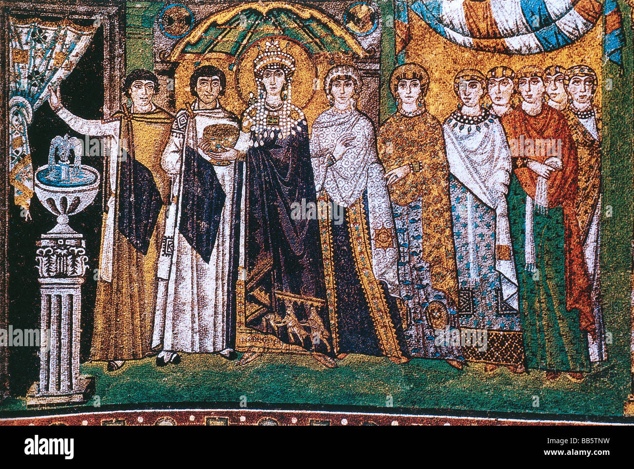 Empress theodora i with court hires stock photography and images Alamy