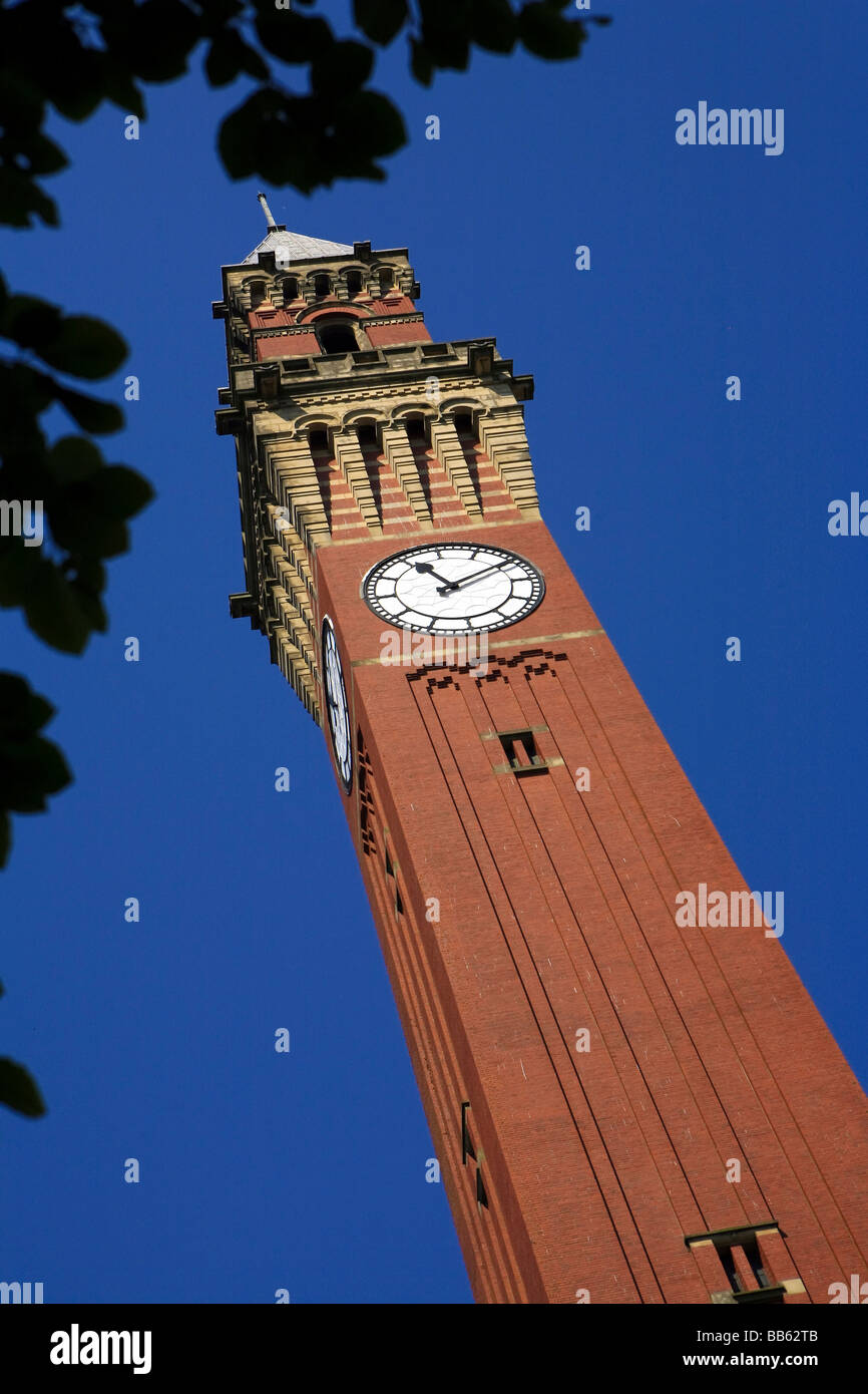 clock tower at the University of Birmingham Campus Stock Photo Alamy