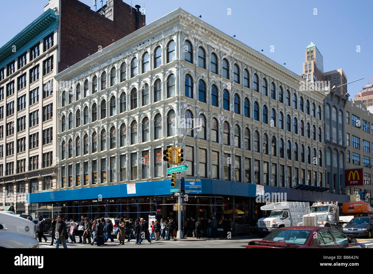 Cast iron building Canal St and Lafayette attributed to ironmonger