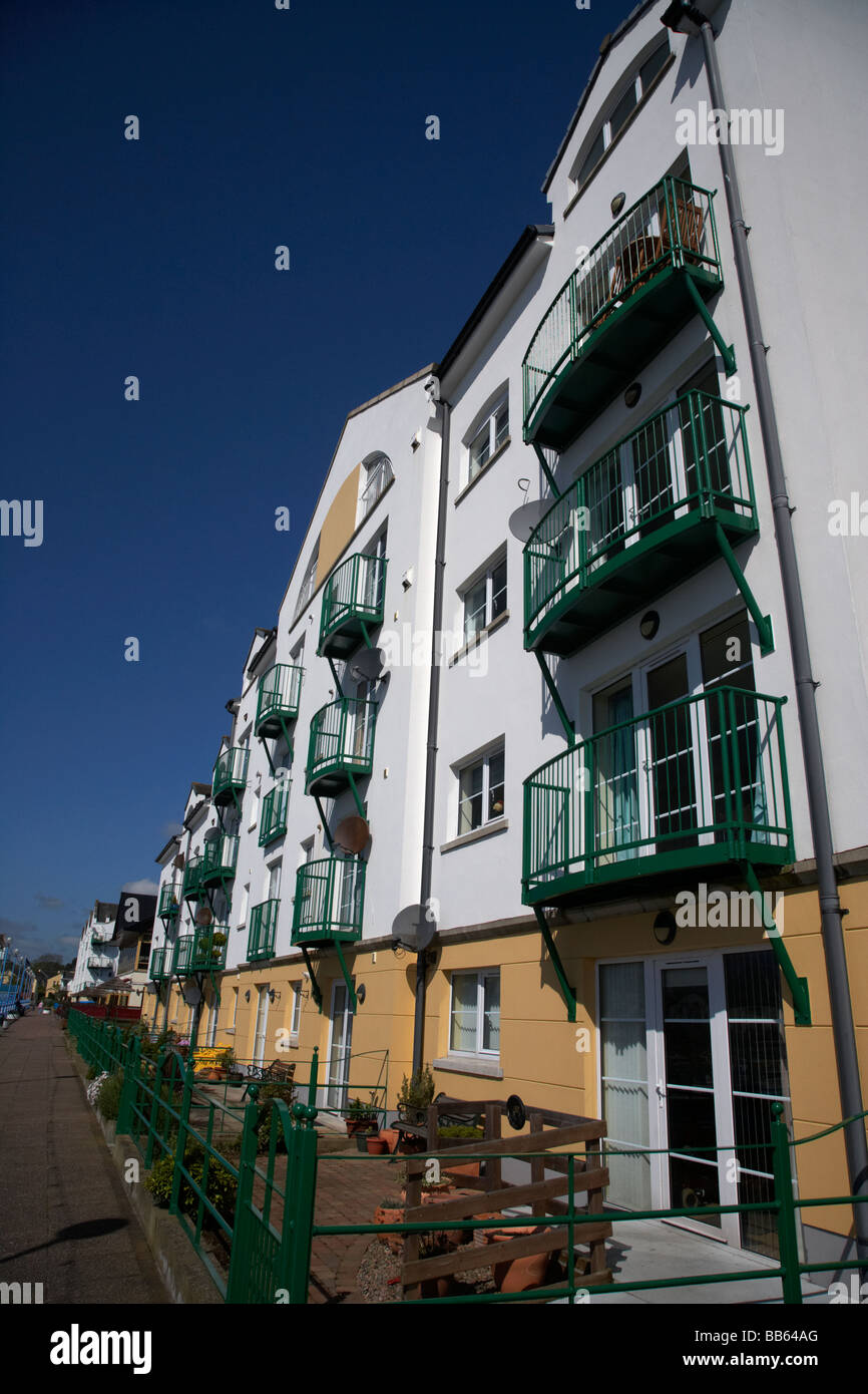 modern housing apartments in the redeveloped carrickfergus marina area