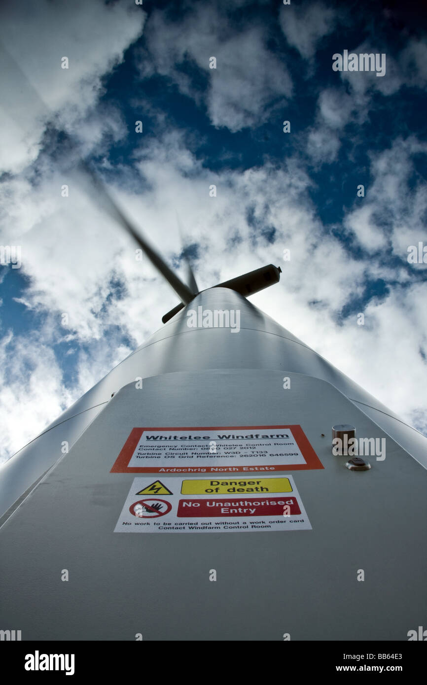 Whitelee Wind Farm located at Eaglesham Moor near Glasgow Stock Photo