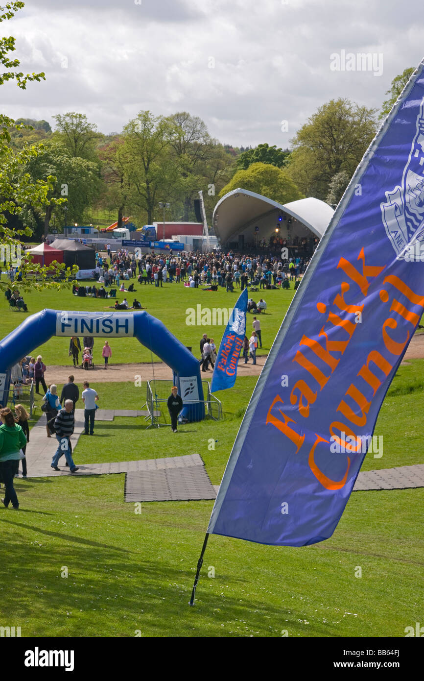Big in Falkirk Theatre and music Event Callendar Park Falkirk Central Region Scotland May 2009