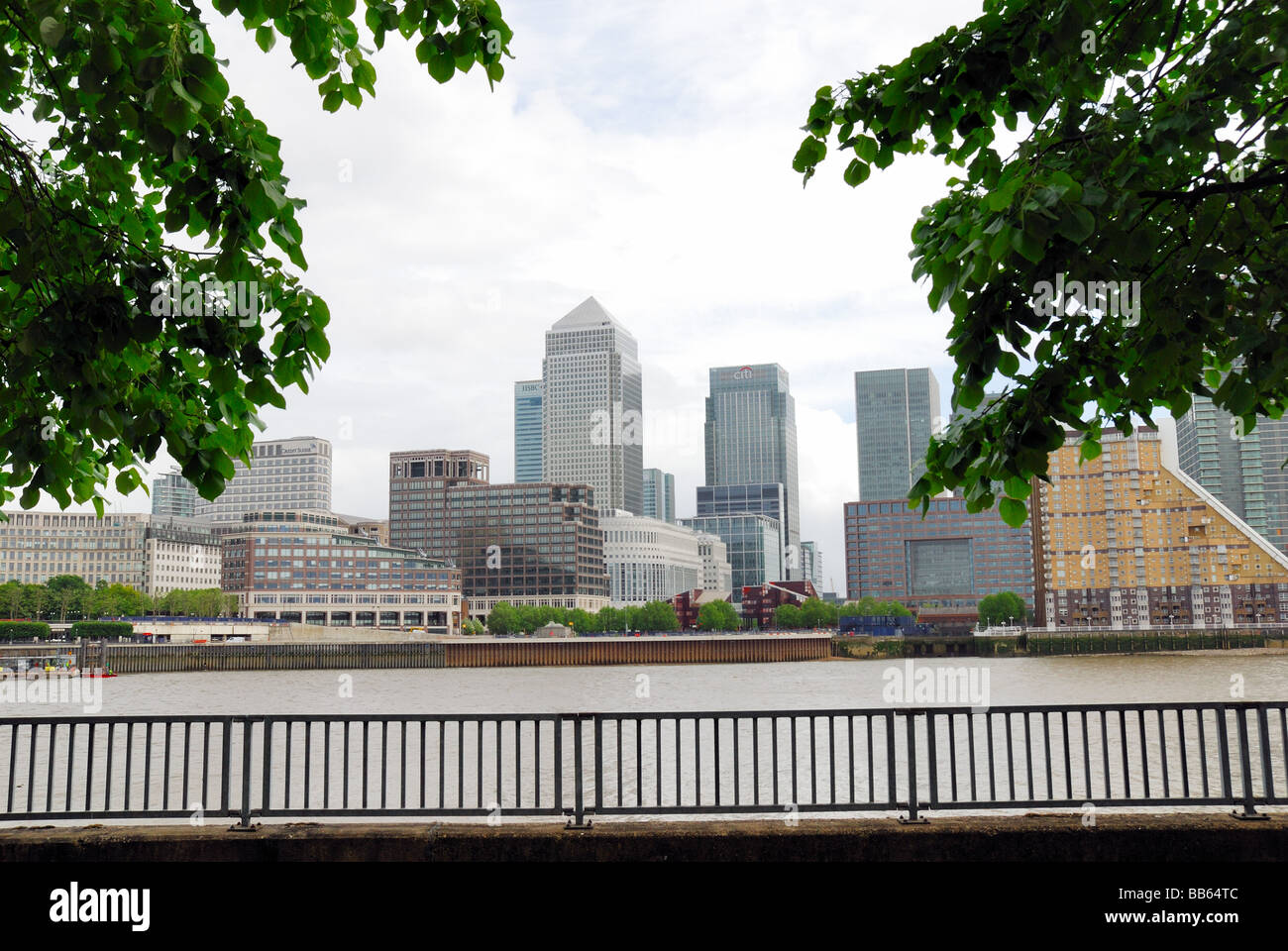 Canary Wharf London docklands Stock Photo - Alamy