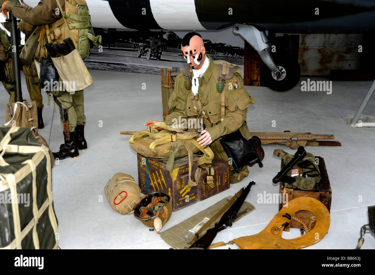 D Day Airborne Museum at Sainte Mere Eglise Manche Normandy France WWII Stock Photo Alamy
