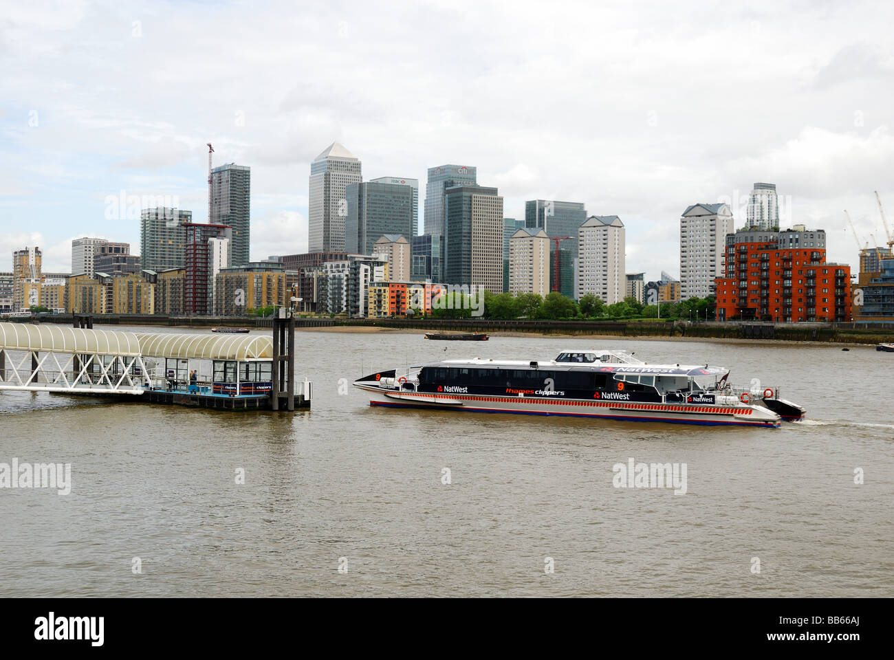 Canary Wharf London docklands Stock Photo - Alamy