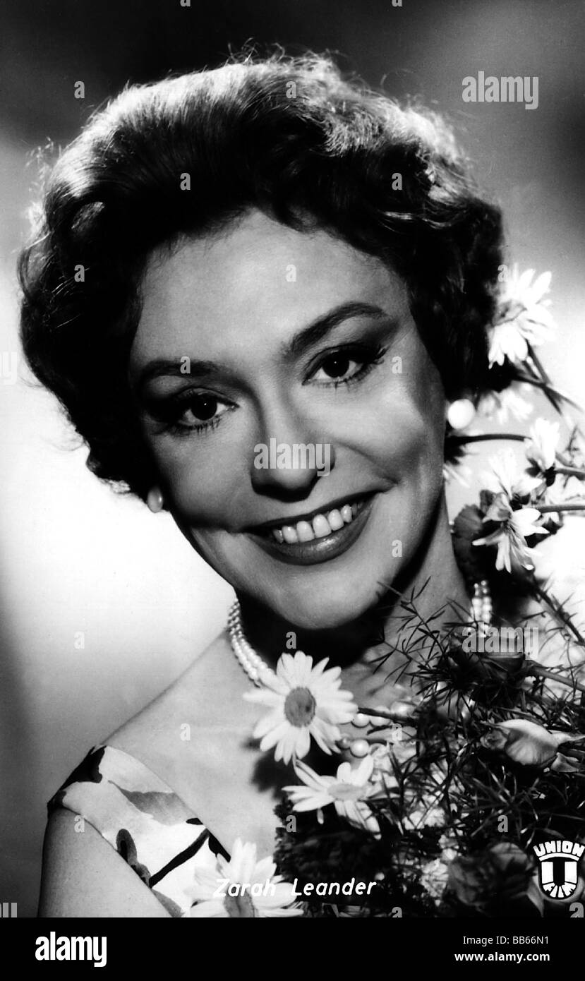 Leander, Zarah, 15.3.1907 - 23.6.1981, Swedish actress and singer, portrait, 1950s, Stock Photo