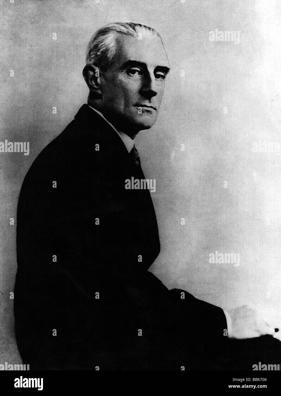 Ravel, Maurice, 7.3.1875 - 28.12.1937, French composer, half length, circa 1920s, , Stock Photo