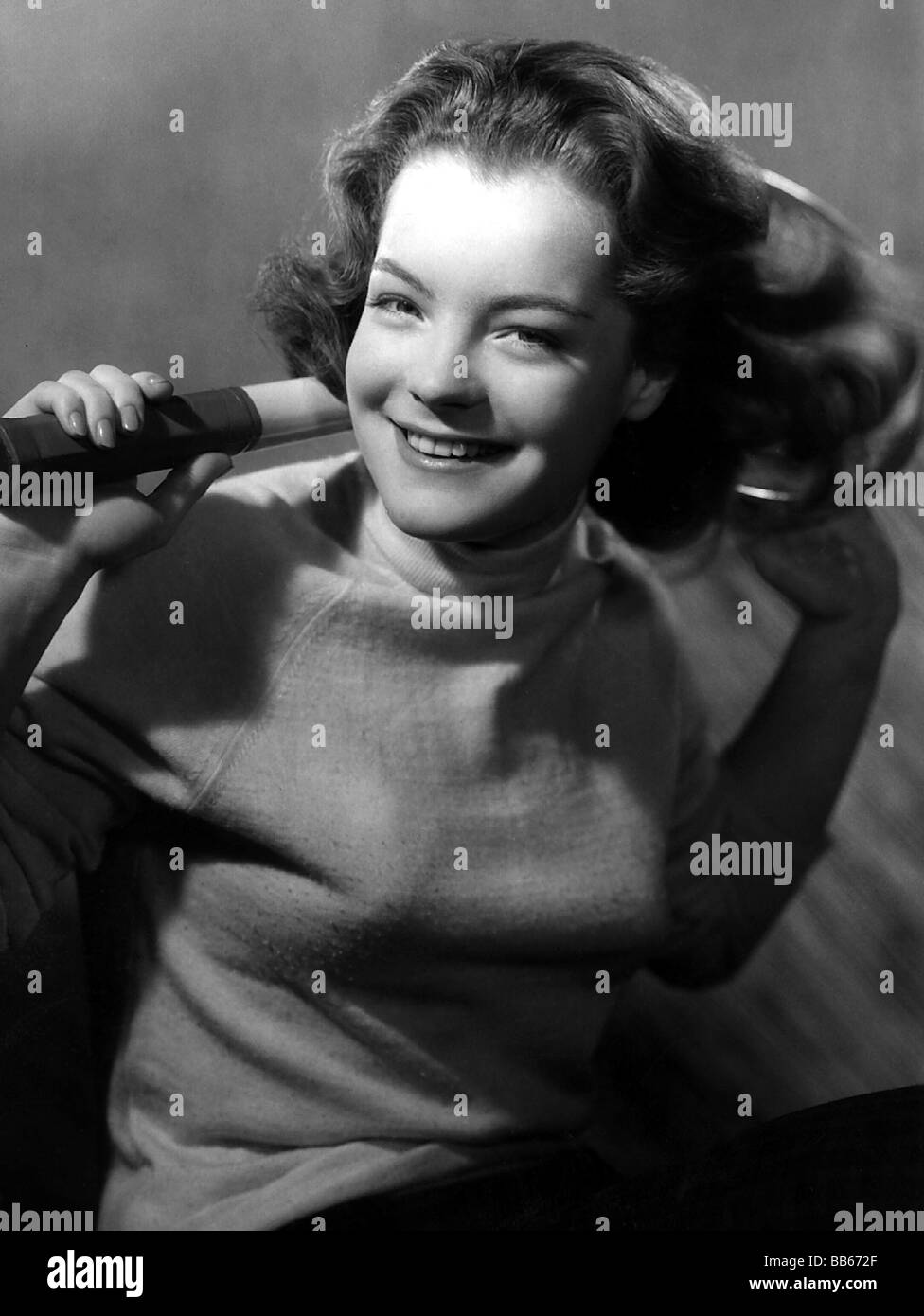 Schneider, Romy, 23.9.1938 - 29.5.1982, German actress, with tennis ...